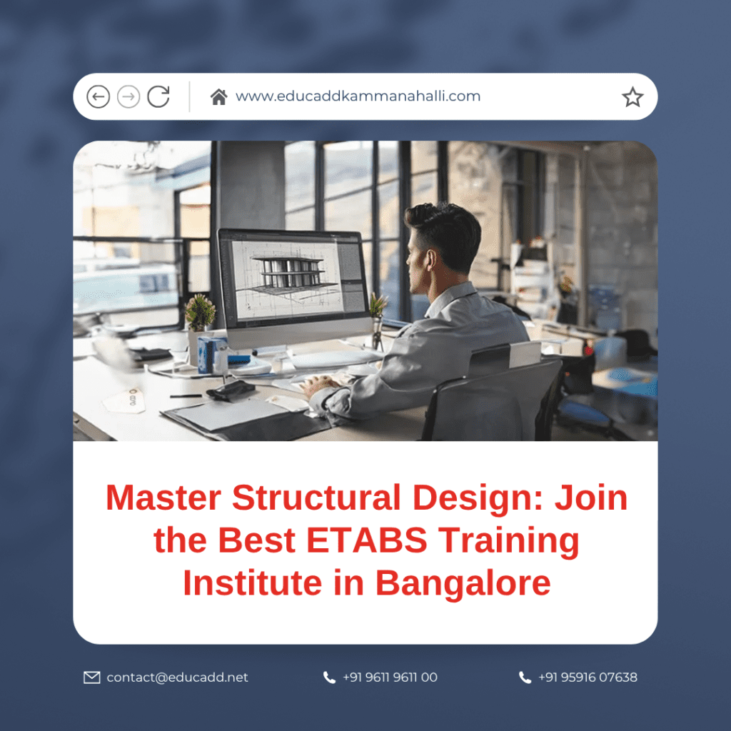 ETABS structural design course in Bangalore