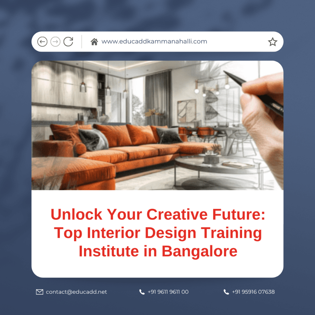 interior design training institute in Bangalore