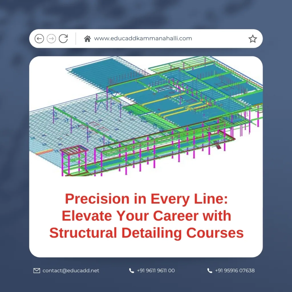Student learning structural detailing course 