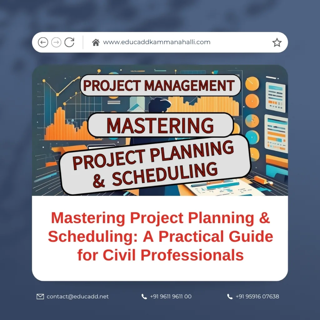 Project planning and scheduling for civil engineers