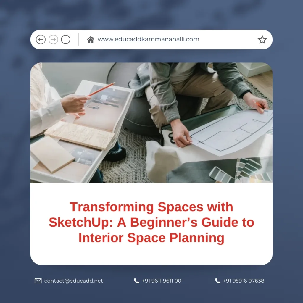SketchUp Interior Space Planning